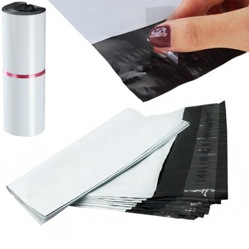 Foliopaki Kurierskie B4 260x350 mm Do Pakowania Foliopak Biały - 100 szt.