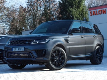 Land Rover Range Rover Sport II SUV Facelifting 5.0L V8 S/C 525KM 2021 Range Rover Sport p525 V8 HSE Dynamic Stealth Full Wentyle Dociąg Pixel ACC