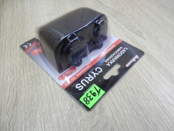 Автомобильное зарядное устройство 12В 24В 2x USB 3.1A + РОЗЕТКА