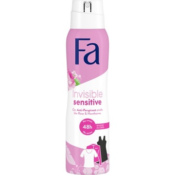 Antyperspirant Fa Invisible Sensitive róża 150ml