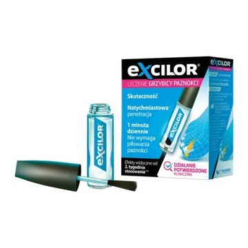 Excilor leczenie grzybicy paznokci, 3,3ml
