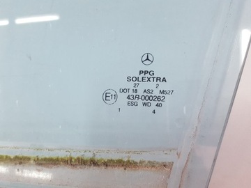MERCEDES C TŘÍDA W203 FACELIFT 04R SKLO (OKNO) DVEŘE LEVÝ PŘEDNÍ