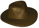 Lego Nowy Kapelusz Dark Brown Hat, Wide Brim Outback Style 61506