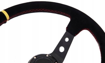 Спортивный замшевый руль KJS DRIFT OMP MOMO SPARC