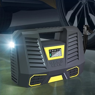 АВТОМОБИЛЬНЫЙ КОМПРЕССОР АККУМУЛЯТОРНЫЙ НАСОС LED LCD C1808-2