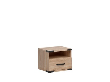 szafka nocna Lara - Black Red White