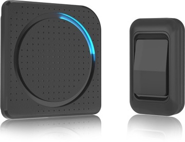 Беспроводной дверной звонок 1 кнопка 2 приемника 230В