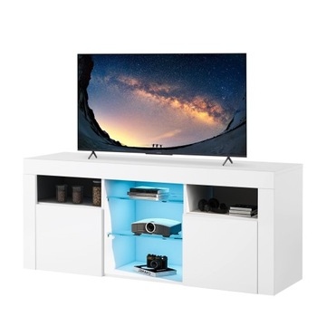 KOMODA STOLIK SZAFKA LED Szafka RTV 120*35*50cm