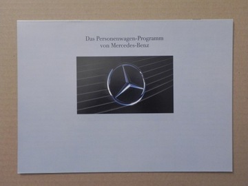 Prospekt - MERCEDES - 190 W124 S W126 SL R129 - 1989 r