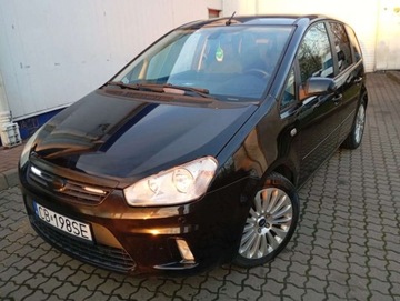 Ford C-MAX I 1.8 Duratec 125KM 2008 Ford C-MAX 1.8 PROSTA benzyna KLIMATRONIK kolor NAVI piekny czarny 1.8