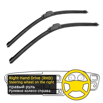 PRO HONDA CRV CR-V MK3 2007-2012 26 "+ 17" KARTÁČE DO OKNO PŘÍSLUŠENSTVÍ W
