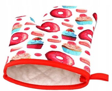 KUCHENNA RĘKAWICA TEFLONOWA ŁAPKA CHWYTAK wzory