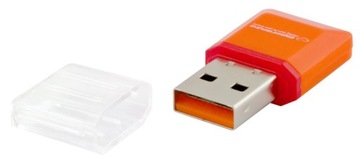 ESP CZYTNIK kart USB 2.0 micro SD SDHC ORANGE