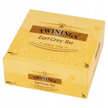 TWININGS HERBATA CZARNA EARL GREY TEA 100 TOREBEK