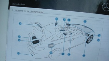 Mercedes E Class Coupe C238 Руководство пользователя на польском языке в кейсе Mercedes 2017 г.
