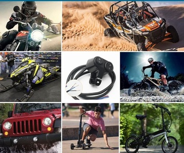 МОТОЦИКЛ 2x АЛЮМИНИЕВЫЙ ПЕРЕКЛЮЧАТЕЛЬ С ЧПУ