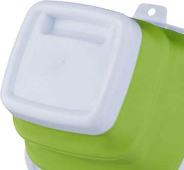 СИЛИКОНОВОЕ РЫБАЛОЧНОЕ ВЕДРО СКЛАДНОЕ ПОРТАТИВНОЕ УНИВЕРСАЛЬНОЕ КЕМПИНГОВОЕ 5Л