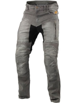 Jeansowe spodnie motocyklowe TRILOBITE Parado Slim Fit Light Grey 30