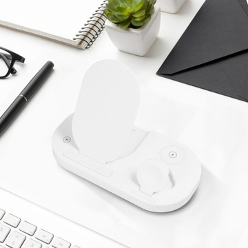 Умная станция 3 в 1 15 Вт для Apple iPhone Watch Airpods