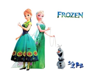 Naklejki na ścianę ścienne Kraina Lodu Elsa Anna