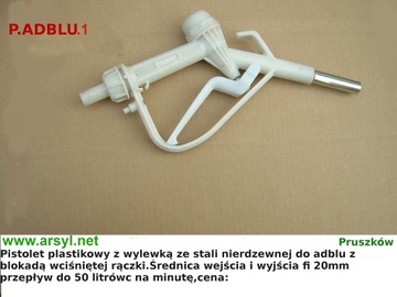 PISTOLET DO ADBLUE NOXy AUS 32 DYSTRYBUTOR CPN
