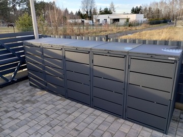 Металлический корпус для мусорного бака Премиум 240-5