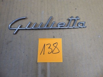 LOGO ZNAKY ZNAK KRYT ZADNÍ ALFA ROMEO GIULIETTA