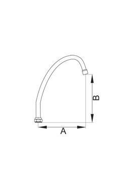 Wylewka STANDARD 1/2 270mm typ Z do baterii. 325