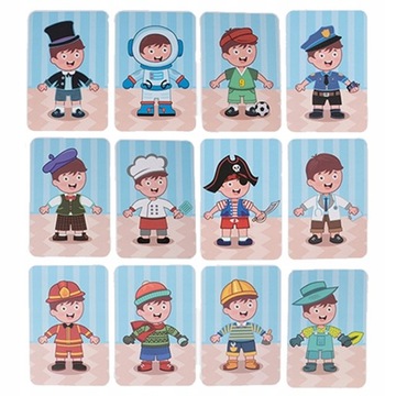 ЗАГАДКА С МАГНИТНЫМИ БЛОКАМИ МАГНИТНАЯ ЗАГАДКА ОДЕВАНИЕ КУКЛЫ СООТВЕТСТВИЕ