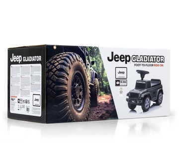 Детский вездеход Jeep Rubicon Gladiator Grey