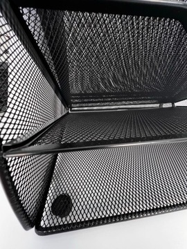 Органайзер Ameco, 6 отделений, черный металл.