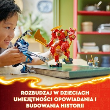 LEGO NINJAGO Механический элемент огня Кая 71808