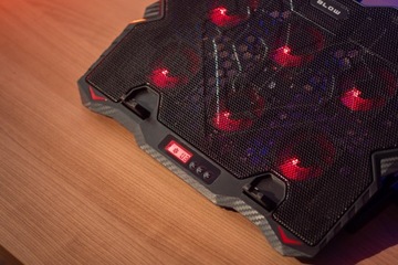 ПОДСТАВКА ОХЛАЖДАЮЩАЯ ПОДСТАВКА НОУТБУК USB-концентратор со светодиодной подсветкой