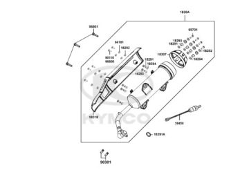 ВЫХЛОПНЫЙ ЛЯМБДА-ЗОНД Kymco DownTown 125cc OEM!