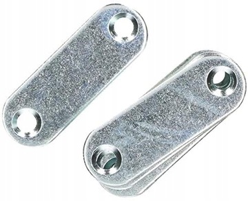 100x ŁĄCZNIK PŁASKI CIESIELSKI 42MM MEBLOWY WĄSKI