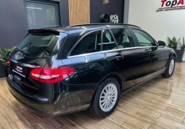 Mercedes Klasa C W205 Kombi 200 BlueTEC 136KM 2015 Mercedes-Benz Klasa C 200d MANUAL gwarancja bezwypadkowy SKORA 1.6, zdjęcie 7