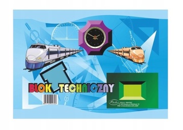 BLOK TECHNICZNY A4 - BIAŁE KARTKI