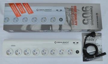 OEHLBACH 905 HQ РАЗЪЕМ ПИТАНИЯ 8 РОЗЕТОК 2x USB