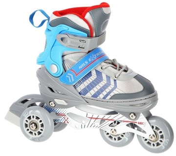 КОНЬКИ 4в1 КОНЬКИ РЕГУЛИРУЕМЫЕ РОЛИКОВЫЕ КОНЬКИ 39-43