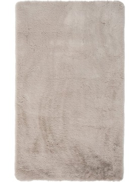DYWAN BEŻOWY PLUSZOWY RABBIT MIĘKKI MIŁY FUTRO KRÓLIKA CHODNIK 80x150CM
