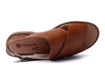 Sandały damskie RIEKER REMONTE D3650-24 brown r43