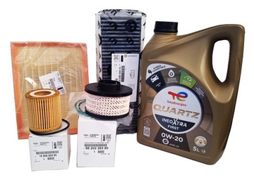 FILTRY 1.5 OLEJ 0W20 OPEL COMBO TOYOTA PROACE CITY