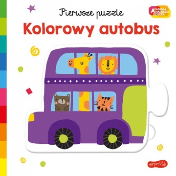 AKADEMIA MĄDREGO DZIECKA PIERWSZE PUZZLE AUTOBUS