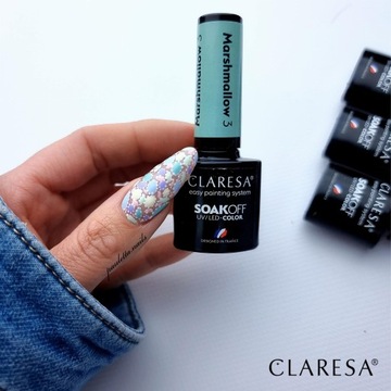 Лак гибридный Claresa MARSHMALLOW 1 пастель