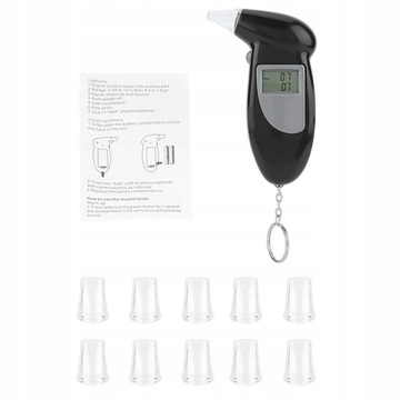 ALKOMAT ZENWIRE LCD + 10 szt ustniki czarny