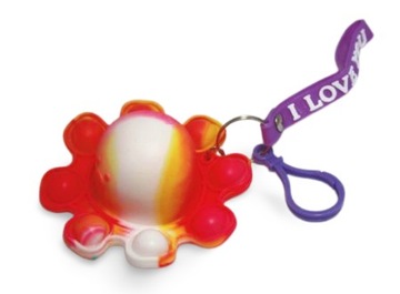 БРЕЛОК-АНТИСТРЕСС POPPIT осьминог E1212 EMAJ