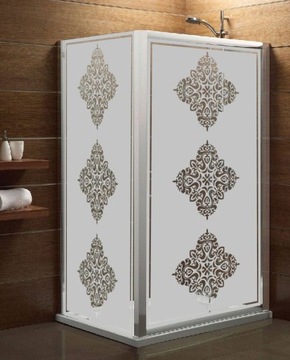 Маскирующие наклейки на матовое стекло для окон