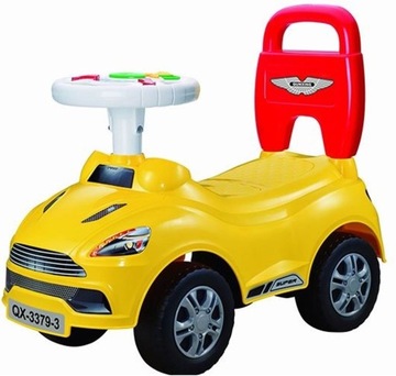 БОЛЬШАЯ ПОЕЗДКА НА АВТОМОБИЛЕ WALKER PUSH 3в1 С МУЗЫКОЙ