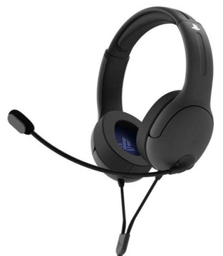 PDP PS5 LVL40 ЧЕРНЫЕ проводные наушники SONY