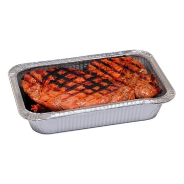 Foremki aluminiowe do pieczenia na pasztet 210x140x38mm 800ml 100szt